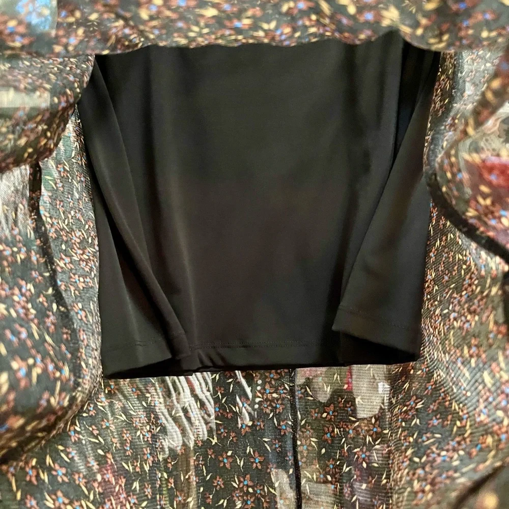 Free People Black Maxi Skirt Night Out - Picture 3 of 6